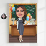 The Beautiful Teacher - Customize with your photo