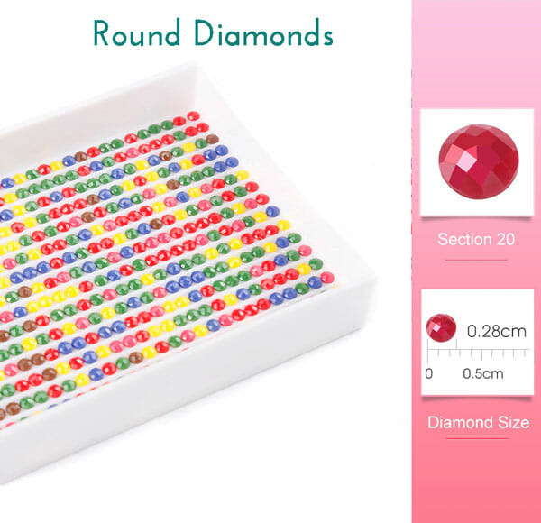 Round vs square diamonds