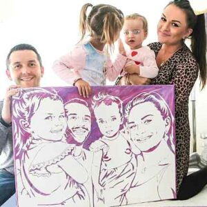 Custom Peel Painting - Personalized with Your Photo photo review