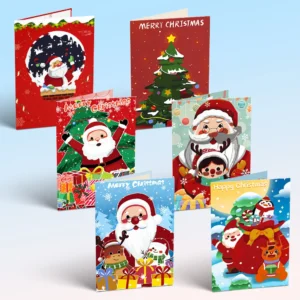 Personalized Christmas Cards - Paint by Numbers