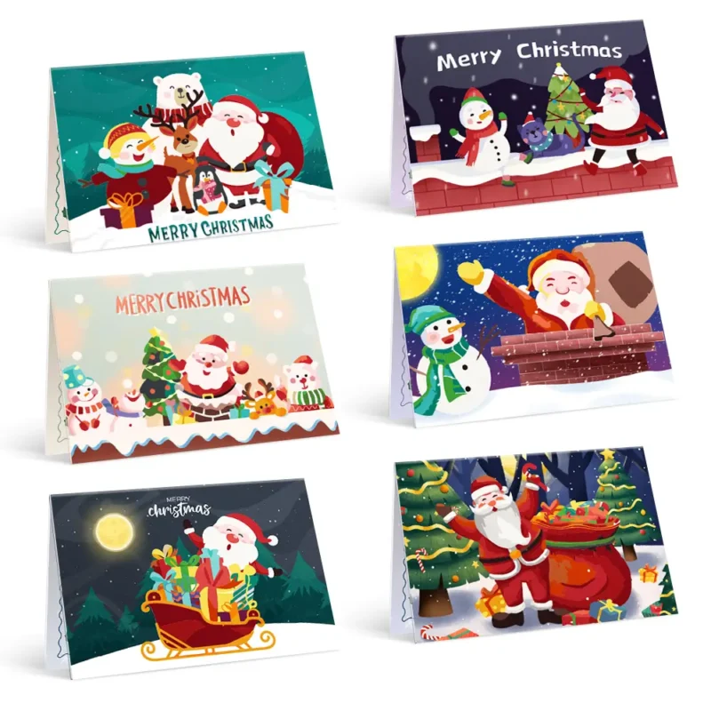 Family Christmas Cards - Paint By Numbers