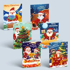 Christmas Holiday Cards - Paint by Numbers